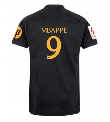 Real Madrid Kylian Mbappe #9 Tercera Equipación 2023-24 Manga Corta